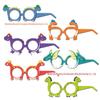 MJ027 óculos de máscara para festa de aniversário 12 peças em uma bolsa festa menino dinossauro máscara de festival óculos