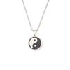Colar Masculino Tai Chi Bagua Yin Yang Pingente Personalizado Retro Pingente de Aço Inoxidável Joia de Casal Corrente para Suéter Atacado