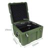 Dingyang Y525237 Suprimentos Verde Militar Caixa de Combate Anti-Queda e à Prova de Umidade Armazenamento Externo Caixa Moldada Rotacionalmente