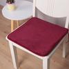 Cojín de asiento de felpa antideslizante al por mayor para silla de oficina, restaurante, comedor, asiento de silla de comedor para estudiante, taburete de aula, cojín para el trasero