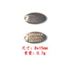 Etiqueta redonda con corazón de durazno y letras en inglés Accesorios de joyería coreana DIY color Chapado UV Llavero Colgante para teléfono móvil