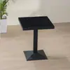 Mesa Rápida de Madeira Maciça Lousa Lanchonete Café Chá de Leite Hambúrguer Restaurante Mesa e Cadeiras Combinadas Mesa Quadrada Pequena Simples Comercial