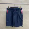 Shorts de Rede Verão Novo Bolso Duplo Lateral Unissex Casual Confortável Versátil Comprimento no Joelho