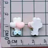 Mini Cuchara Tenedor Corazón Queso Globo Estrella Lazo Pasador Uñas Arte Pegamento Crema Accesorios Resina DIY