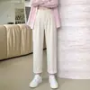 Calças Femininas Novas Outono 2026 Estilo Japonês Casuais Largas Harem Calças do Pai Emagrecimento Corpo em Pera Calças Cenoura