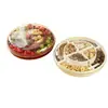 Bandeja de Frutas de Lujo Ligero para Mesa de Café de Sala de Estar, Caja de Almacenamiento Sellada Giratoria de Gama Alta para Snacks, Frutos Secos, Semillas y Dulces