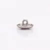 Botões de Casaco Pequeno Estilo Chanel Costurados à Mão Estrela do Mar Curva Botões de Metal para Roupa Casaco Trench Suéter Tricô