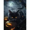 Ventas Directas de Fabricante Transfronterizas Halloween Fantasma Pintura de Diamantes Nueva 5D Diamante Completo Diamante Redondo Diamante Cuadrado Sala de Estar Dormitorio Decoración Pintura