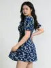 Nuevo traje de baño de una pieza con estampado floral para mujer talla grande 2026, diseñado para ocultar imperfecciones y crear un efecto adelgazante, perfecto para la playa, uso casual y vacaciones en resorts