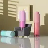 Bomba Rotatoria Ps Tipo Prensa Botella de Vacío 50ml Botella Rellenable para Crema de Ojos Redonda Doble Capa Botella Rellenable para Base de Maquillaje Líquida Loción