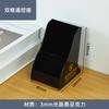 Caja de Almacenamiento de Hotel Acrílica Caja de Almacenamiento Desechable para Artículos de Tocador Cepillo de Dientes Control Remoto Toalla de Papel Bandeja para Taza de Agua