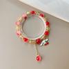 Pulsera de estilo chino de otoño limitada historia de flores alto valor de color cambio de color pulsera femenina menos pulsera de bosque joyería de esmalte coloreado al por mayor