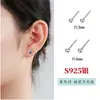 Pendientes de Plata de Ley S925 para Mujer, Clavos de Plata de Alta Gama, Clavos para Cartílago Auricular, Pendientes para Cuidado del Oído para Mujer, Accesorios para Orejas Anti-Obstrucción, Clavijas de Plata Pura para Oreja