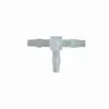 Conector de Mangueira Tipo T de Três Vias 9,5 mm 3/8 Plástico Torneira Pagoda União Peixe Conexão Rápida Resistente a Alta Temperatura PP