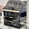 Caja de Almacenamiento de Cosméticos, Tocador, Productos para el Cuidado de la Piel, Acrílico de Escritorio, Gama Alta, Gran Capacidad, Caja de Almacenamiento Multicapa a Prueba de Polvo