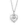 Collar Amor Inteligente Plata Esterlina S925 Moda para Mujer Lujo Ligero Diseño Nicho Colgante en Forma de Corazón Regalo de San Valentín Joyería
