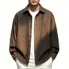 Camisas Sueltas Vintage Talla Grande Transfronterizas Primavera y Otoño 2026 para Hombres y Mujeres, Camisas Casuales Sueltas Estilo Americano de Moda Otoñal