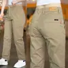 Verano 2026 Nuevo Algodón para Hombre Ajuste Delgado Versátiles Casuales Rectos Holgados de Negocios Elásticos Pantalones para Hombre
