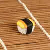 Nueva Serie de Muñecas Comida de Sushi Deliciosa 3D Hecha a Mano Casa de Muñecas Comida Juego DIY Pegamento de Crema Resina Accesorios Colgante