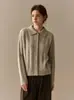 Cárdigan de Punto Trenzado con Cuello Oso de Miel y Forro Polar para Mujer, Nuevo Estilo Otoño/Invierno 2026, Abrigo Suéter de Punto de Manga Larga de Alta Gama