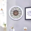 Relógio de Parede Fashion para Quarto Relógio Simples Criativo Personalizado para Restaurante Relógio de Parede Retrô Europeu e Americano Silencioso Sala de Estar Casa