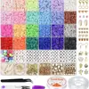 Popular Europeu e Americano Transfronteiriço 6000 Peças de Miçangas de Argila, Peças de Cerâmica Macia, Miçangas de Cerâmica Macia Pulseiras de Joias, Acessórios DIY Colares