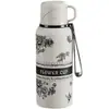 Nueva Taza Térmica Flor de Gardenia Acero Inoxidable 316 Taza de Agua para Niñas, Gran Capacidad, Alto Valor Estético, Lujo Ligero, Taza con Sensación de Alta Gama