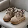 Botas Martin para Niños 2026 Primavera, Otoño, Invierno Nuevo Estilo Botines Cortos para Niños Elegantes Botas de Cuero para Niñas Suela Suave Zapatos para Bebé
