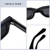 Gafas de Sol Polarizadas Retro de Montura Cuadrada para Adultos con Protección UV y Patillas Insertables, Gafas de Sol Kg2518, Estilo Lujo Ligero