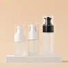 Fabricante em estoque 10 ml15ml frasco cilíndrico para loção frasco de essência cosmética frasco para BB cream 30ml Frasco para base líquida