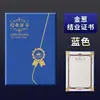 A4 dobrável duplo papel com glitter capa externa certificado de honra carta de nomeação de formatura documento páginas internas envelope imprimível certificado de premiação feito sob medida xf
