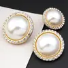 Botones Metálicos de Perla, Botones Pequeños de Diamante Fragante, Abrigos, Cortavientos, Suéteres, Cárdigans, Decoraciones Redondas de Lujo Elegante
