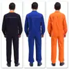 Ropa de trabajo de Primavera y Otoño Dorada Multicolores Traje de ropa de fábrica Ropa de protección laboral taller de fábrica manga larga en stock venta al por mayor fábrica