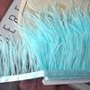 Tira de Tela de Plumas 10-13cm Borde de Tela de Pluma de Avestruz Material de Decoración para Vestido Falda de Baile Latino Cinturón de Tela Accesorios de Ropa