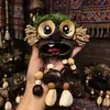 Campana de Agua Natural Cáscara de Fruto de Alcanfor Colgante de Dibujos Animados Carrillón de Viento Terminado Bolsa de Semillas Curativas Decoración Popular en Zonas Turísticas Llavero Lindo