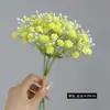 Ramo Artificial de Gypsophila Ramo de Novia Decoración Floral de Boda Decoración de Mesa para el Hogar Flores Artificiales de Gypsophila Mayoreo
