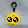 Fornecimento direto da fábrica pingente criativo para celular pingente de chaveiro de pelúcia pingente de emoji desenho animado chaveiro atacado