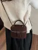 Moda Coreana de Gama Alta Bolsos de Nicho para el Día a Día Bolso Cruzado Nuevo Bolso Cubo Retro para Mujer Bolso de Hombro