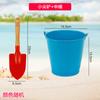 Juego de cubo y pala pequeños de hierro para playa, herramientas para cavar arena, red de pesca infantil para atrapar en el Jardín Costero al por mayor