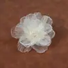 10cm Flor de Organza Acessórios DIY Tecido Borda Queimada Flor Tridimensional Feita à Mão Acessórios para Headwear Acessórios para Roupas Atacado