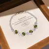 Pulsera Geométrica Simple de Circonita Super Brillante, Pulsera de Dopamina de Lujo Ligero de Gama Alta, Accesorio de Mano Versátil de Moda para Viajes Diarios para Mujeres