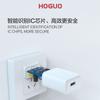 Hongguo No. Cargador portátil con 2 cabezales de carga de 2,1 A para teléfonos móviles Android y Apple.
