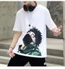 Playera de Manga Corta para Hombre Marca de Moda Americana 2025 Nueva Camiseta de Manga Corta Tendencia de Verano para Hombre Top Simple Suelto Ropa de Hombre