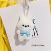 Novo blush urso coelho guincho boneca de pelúcia pingente bonito casal saco chaveiro boneca atacado
