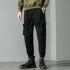 Calças Casuais de Primavera e Outono Marca da Moda Masculina Calças de Pernas Largas Soltas Tamanho Grande Calças de Trabalho Calças Paraquedistas Americanas Masculinas Verão