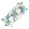 Nuevo Arreglo Floral de Piso para Boda Flor de Seda Artificial Flor Acabada Decoración L Arreglo Floral de Eucalipto t Guía de Camino de Escenario Arte Floral para Boda