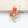 Brincos de Tulipa de Alta Qualidade Pulseira de Flor Doce Fresca Pingente Acessórios de Joias DIY Chaveiro Venda por Atacado