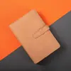 Caderno de folhas soltas de alta qualidade A6, couro sintético, bloco de notas empresarial, diário de estudante personalizado, atas de reunião
