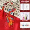 Pintura em Esmalte Cloisonné Kit de Material Artesanal DIY Marcador de Página DIY Cloisonné Patrimônio Cultural Imaterial Atividade Artesanal Dia Nacional