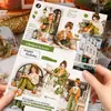 Paquete de Pegatinas para Mascotas Yiniao - Serie Cálida y Pacífica - Pegatinas de Material para Decoración de Diario de Paisajes Diarios - 20 Hojas con 6 Diseños